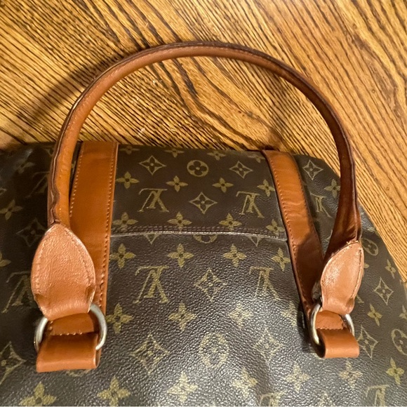 Vintage Authentic Louis Vuitton Sac Bag Large Monogram Weekend PM Tote - Rare - Picture 2 of 12